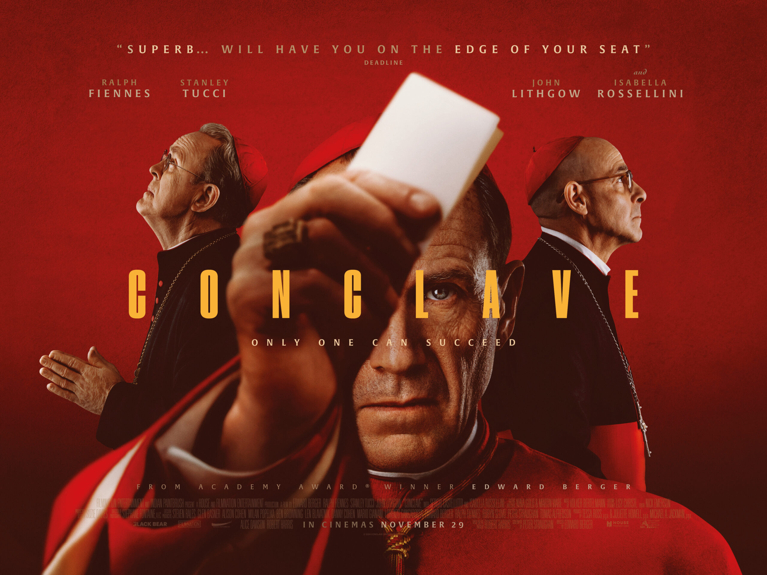 Conclave (12A) – Extra Screenings added!